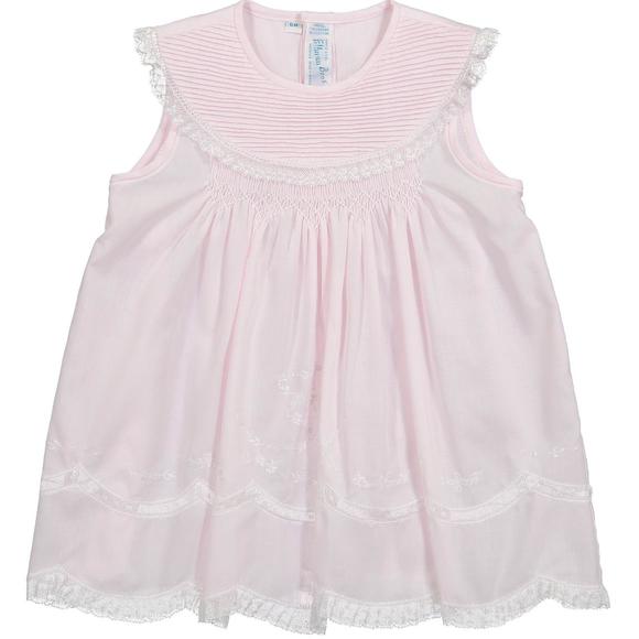 Feltman Brothers 6259 Infant Girls Dress with Slip - Light Blue